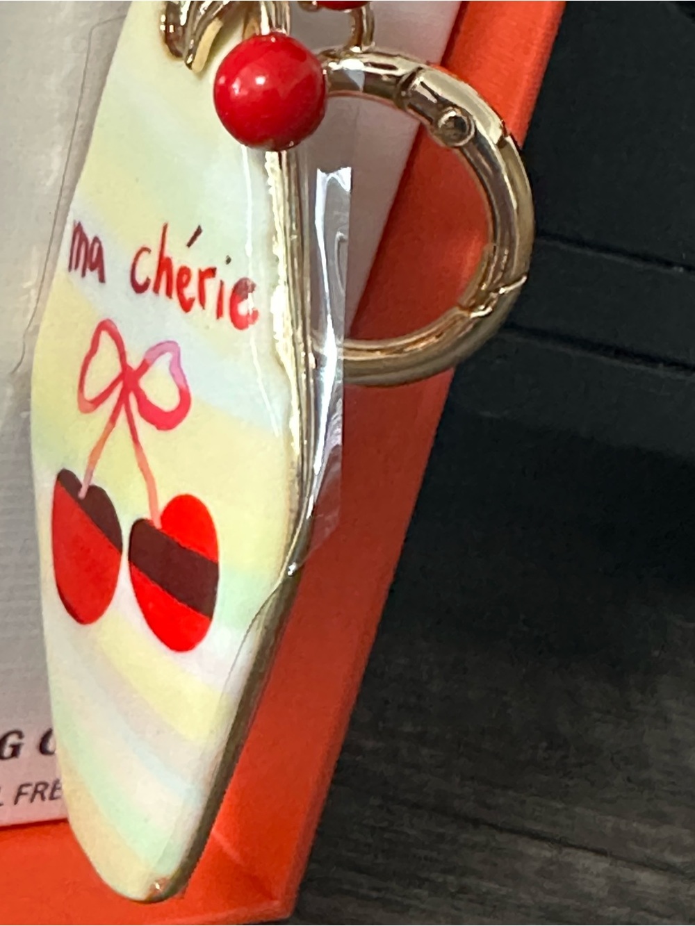 Piper K "Ma Chérie" Bag Charm / Key Chain (full inclusion) - Picture 3 of 4